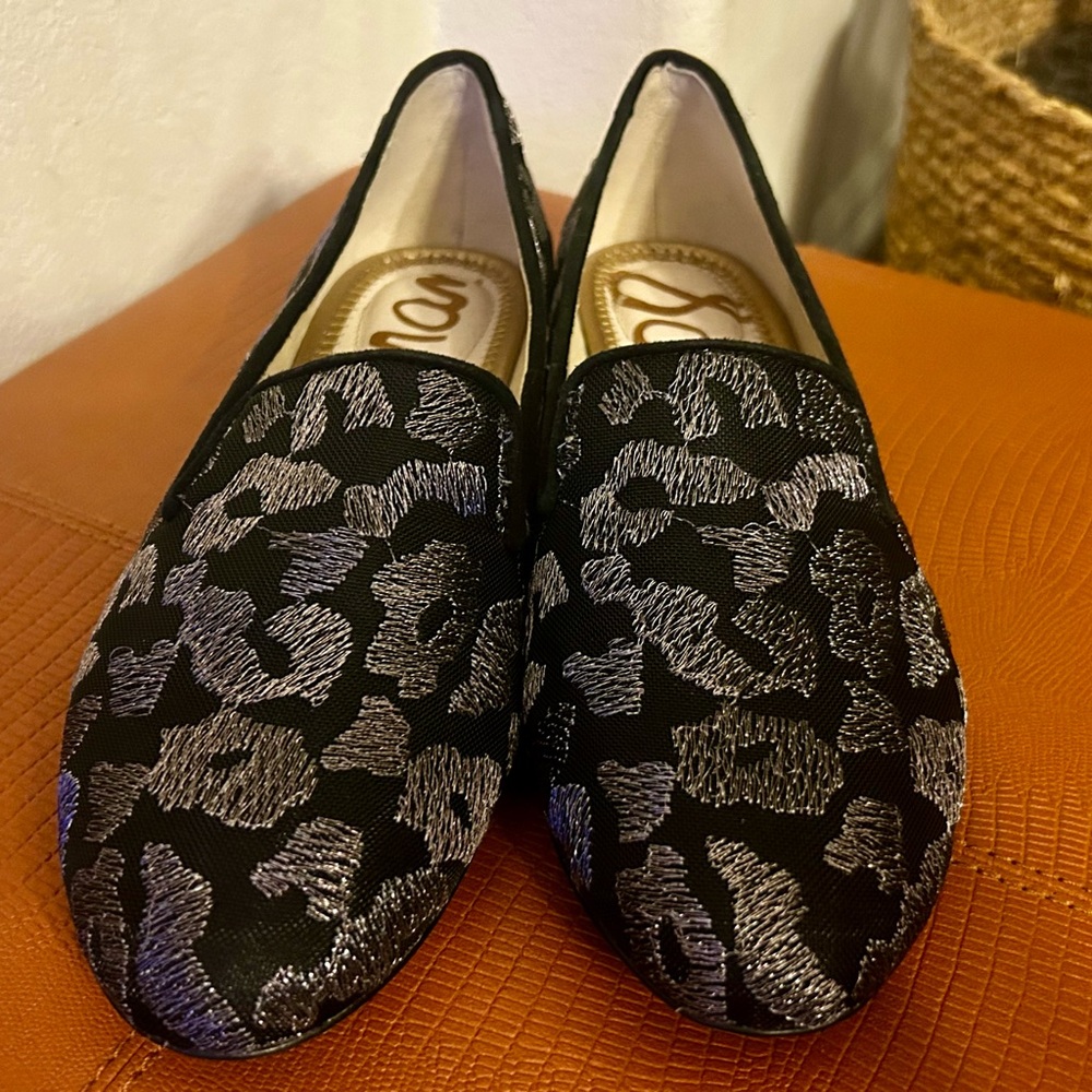 Sam Edelman Loafers “Metallic Leopard” NWT